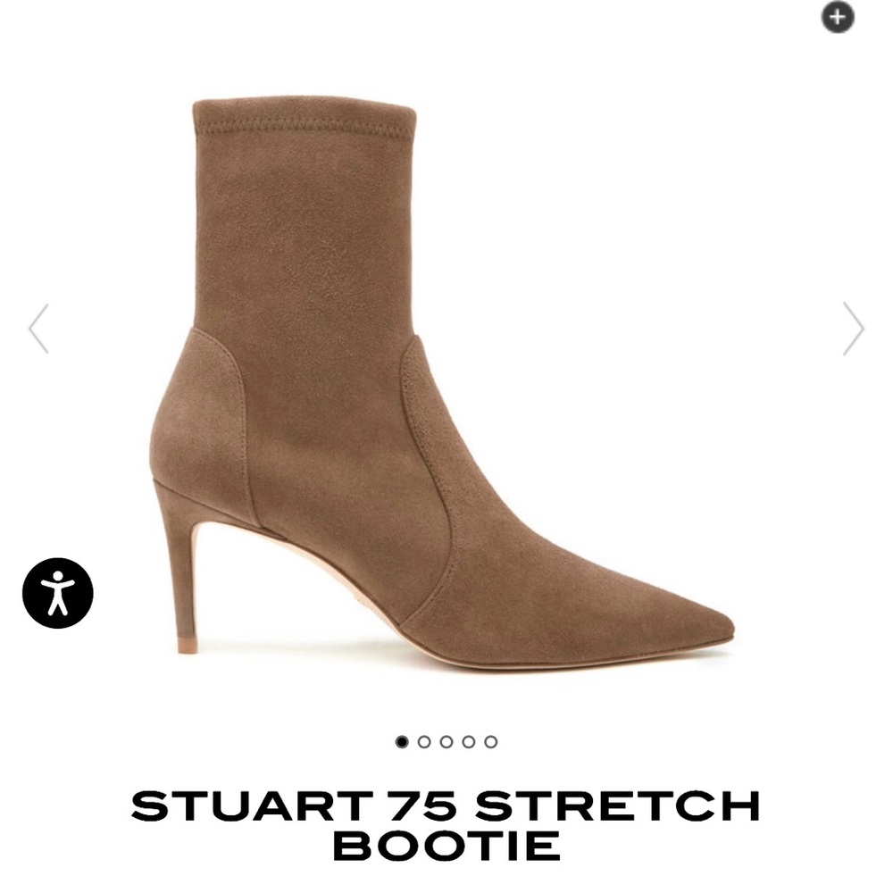 Stuart Weitzman Suede Booties Size 7